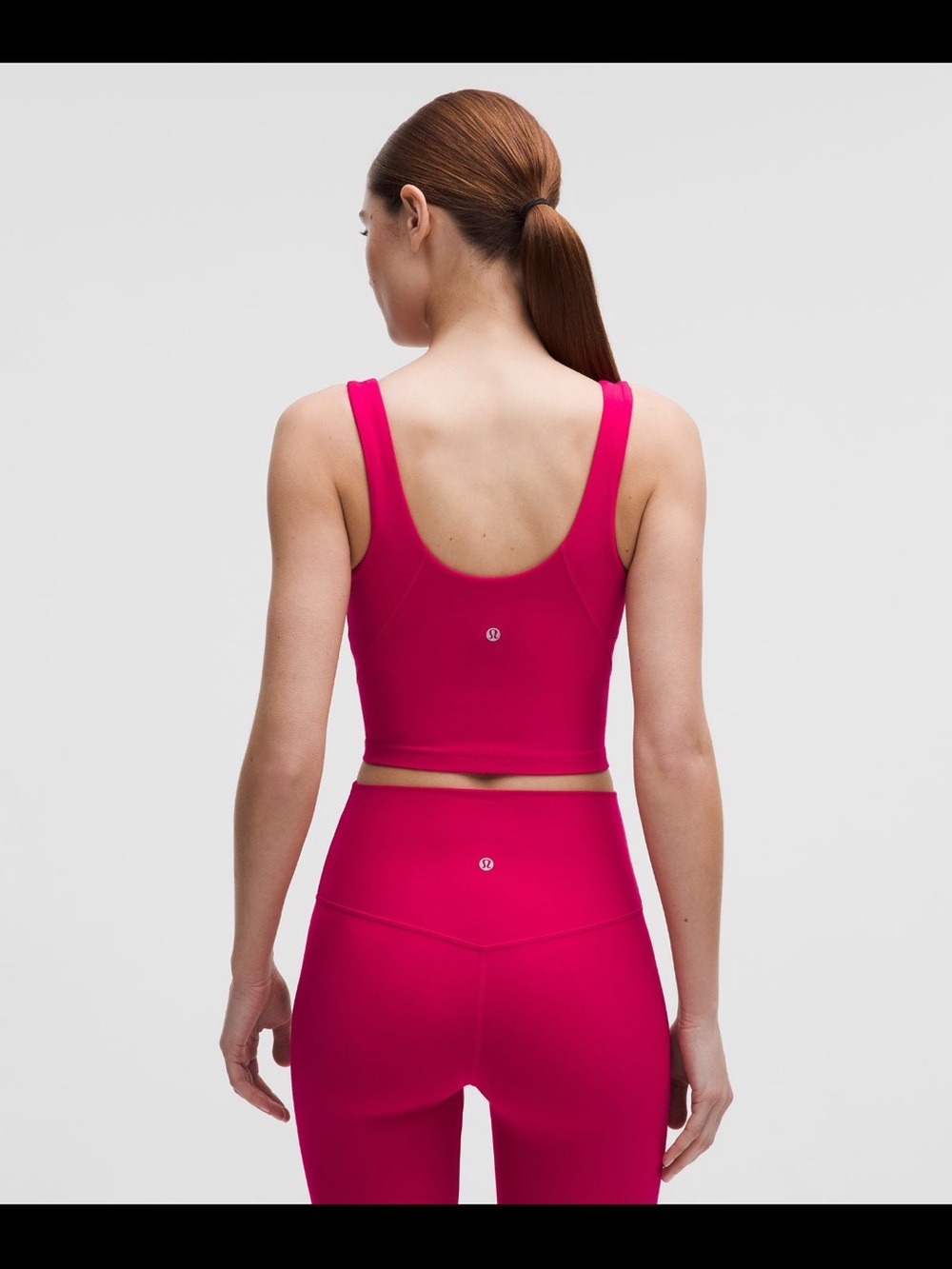 lululemon athletica align Tank in color passionate. Size 8 - Picture 2 of 4
